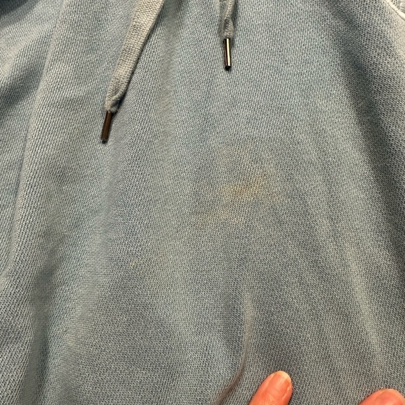 Champion Aqua Blue Cropped Hoodie & Sweatpants Large - Picture 3 of 11